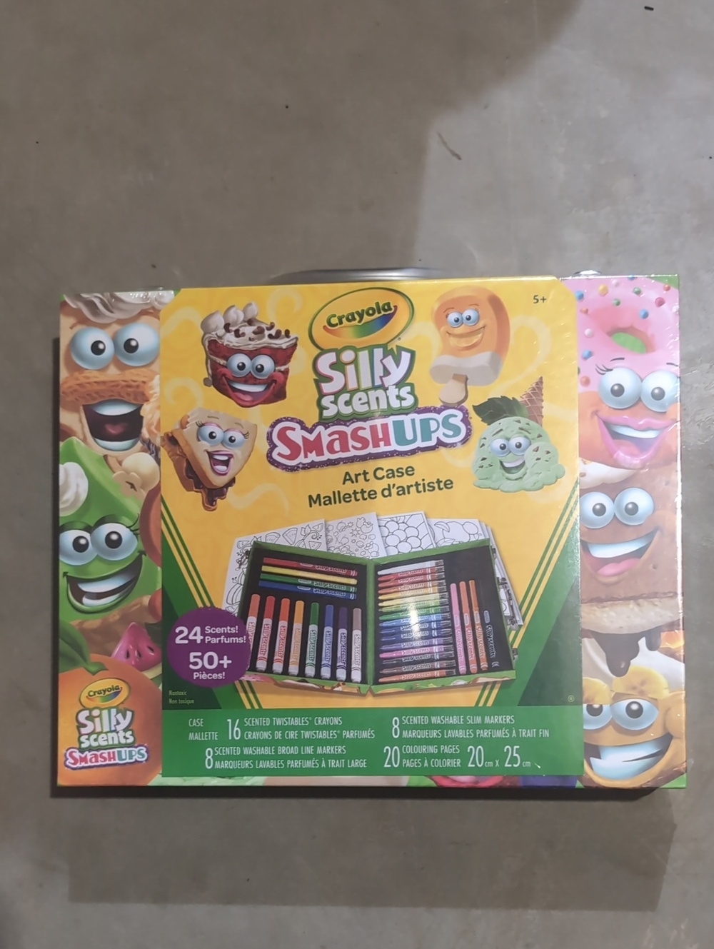 Crayola Silly Scents Smash Ups Art Case - Yellow & Green